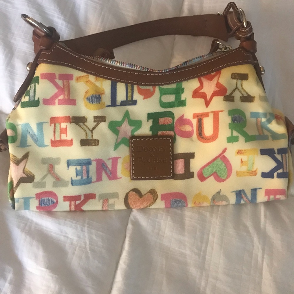 Small multi-color Dooney & Bourke handbag.